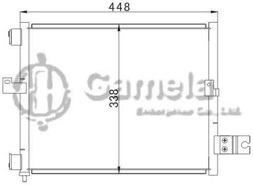 6386001 - Condenser-for-HYUNDAI-ATOS-98-OEM-97606-02000