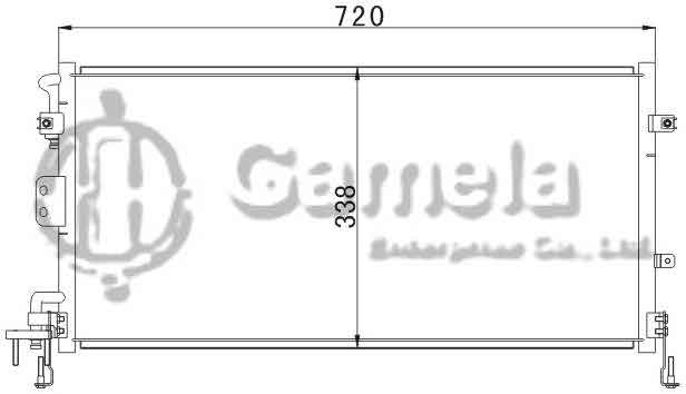 6386005 - Condenser-for-HYUNDAI-SONATA-98-OEM-97606-38003