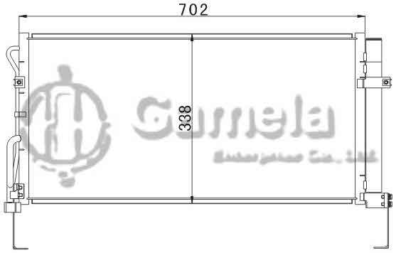 6386007 - Condenser-for-HYUNDAI-SANTA-FE-00-OEM-97606-26000