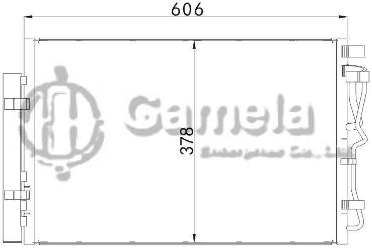 6386022 - Condenser-for-HYUNDAI-ELANTRA-10-OEM-97606-3X000