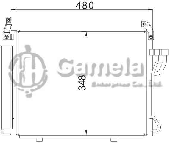 6386023 - Condenser-for-HYUNDAI-I10-08-OEM-97606-0X000