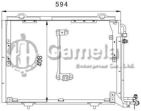 6387005 - Condenser-for-BENZ-C-CLASS-W-202-93-OEM-2028300870