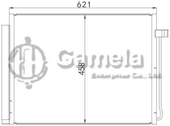 6388005 - Condenser-for-BMW-X5-E70-07-OEM-6972553