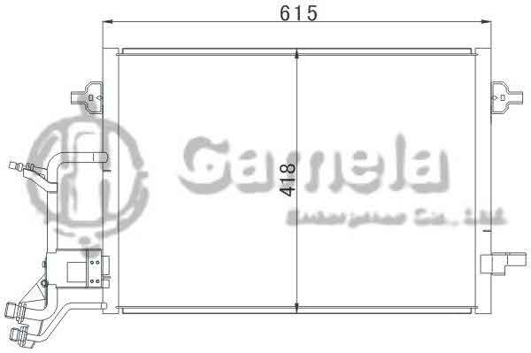 6392002 - Condenser-for-AUDI-A4-S4-94-OEM-8D0260403H