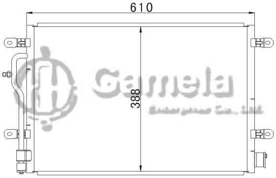 6392004 - Condenser-for-AUDI-A4-S4-00-OEM-8E0260403D