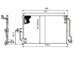 63950C - Condenser-for-CHEVROLET-ASTRA