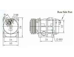 64123-DKS32-TM31 - TM31-Auto-AC-Compressor-64123-DKS32-TM31