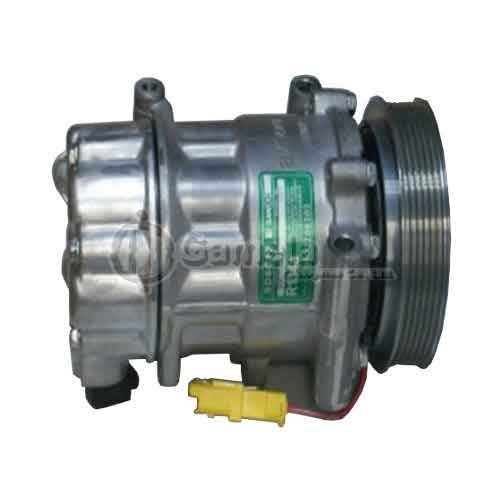 64260-6C12-1351N - Original-Auto-AC-Compressor-SANDEN-model-SD6C12-1351-OEM-6453QJ-64260-6C12-1351N