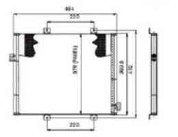 65643C - Condenser-for-RENAULT-19-DIESEL-99