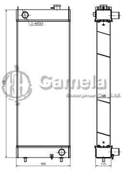 B500005 - Radiator-for-E320D-E325D-OEM-265-3624-35