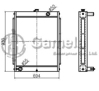 B500008 - Radiator-for-R200-5-R210-5