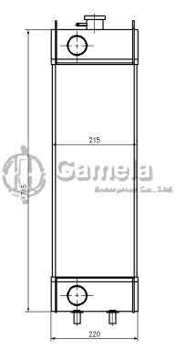 B500014 - Radiator-for-PC50MR-2-PC40MR-2