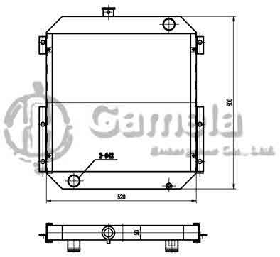 B500043 - Radiator-for-E307