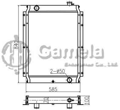 B500044 - Radiator-for-SK120