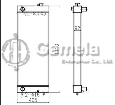 B500046 - Radiator-for-DX260LC