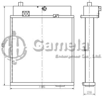 B500051 - Radiator-for-D150A-1-OEM-175-03-00290