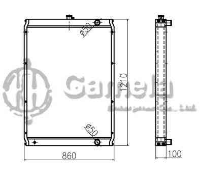 B500057 - Radiator-for-E330C-OEM-2040983