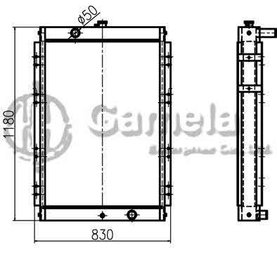 B500064 - Radiator-for-DH225-7-S225LC-V-DH280-DH270-7