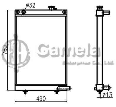 B500121 - Radiator-for-DX80GOLD