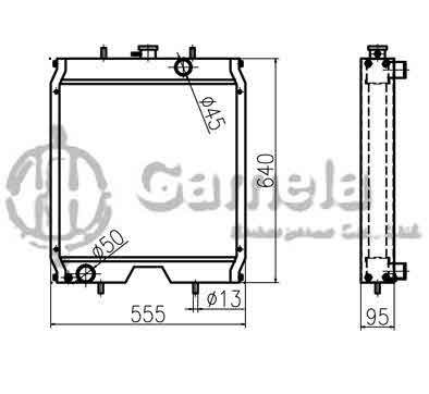 B500128 - Radiator-for-PC56-7-OEM-UNKOWN