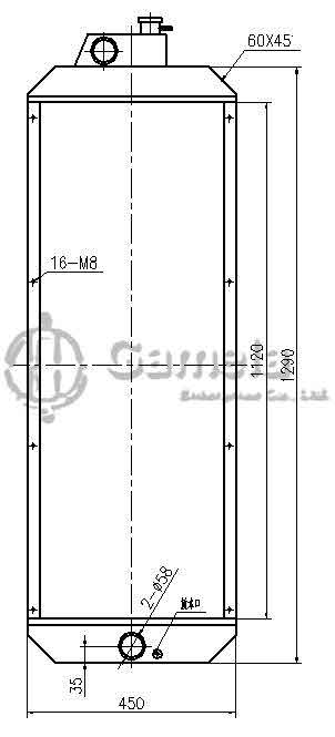 B500132 - Radiator-for-E345C-D-OEM-230-2966