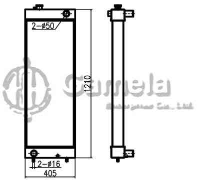 B500135 - Radiator-for-DX380LC