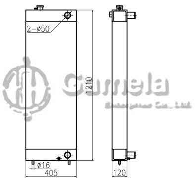 B500139 - Radiator-for-DH500-7NEW