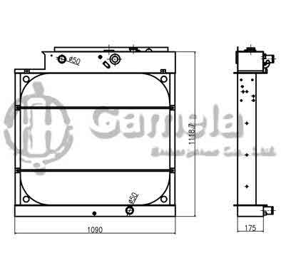 B500158 - Radiator-for-EC240BLao-OEM-14566120