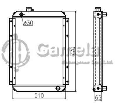 B500183 - Radiator-for-DH55