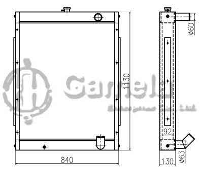 B500189 - Radiator-for-R265-7