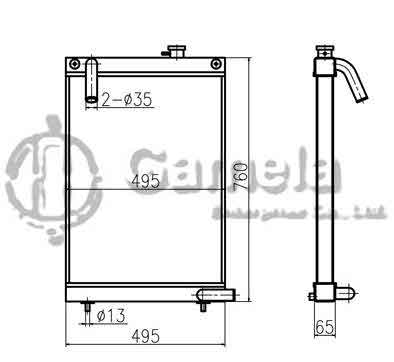 B500193 - Radiator-for-DX60