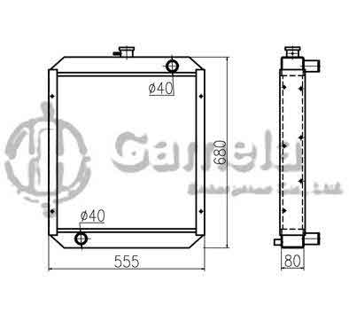 B500202 - Radiator-for-EC55B-C-OEM-14522957