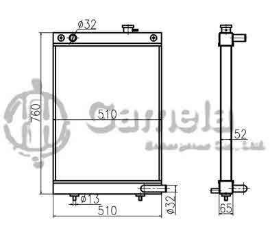 B500210 - Radiator-for-DX60