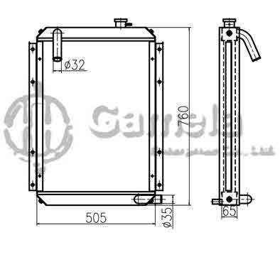 B500211 - Radiator-for-DH60