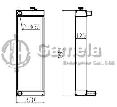 B500215 - Radiator-for-JS200SC-JS220LC