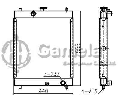 B500225 - Radiator-for-ZAX50U-55