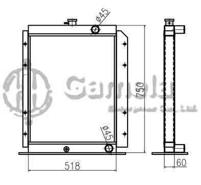 B500249 - Radiator-for-DH70