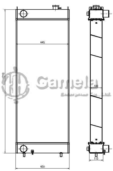 B500251 - Radiator-for-SH450-3-5-SH460HD-5