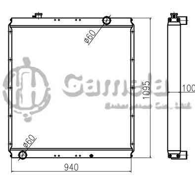 B500252 - Radiator-for-EX300-5-350-5-OEM-4403413