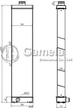 B500261 - Radiator-for-HD785-7-OEM-561-03-81652