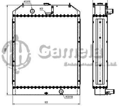 B500264 - Radiator-for-DH220-3