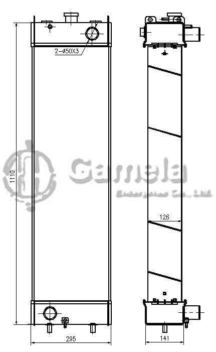 B500270 - Radiator-for-PC200-8EO-OEM-205-03-31111