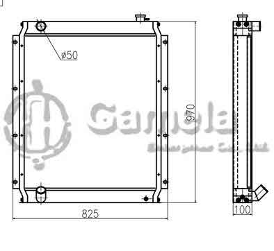 B500271 - Radiator-for-HD820R-HD820-3