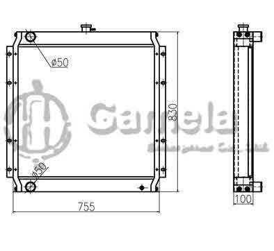 B500272 - Radiator-for-HD820V-HD820-2