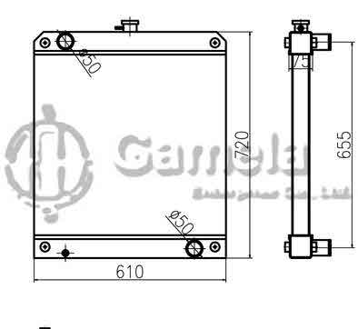 B500273 - Radiator-for-E306D