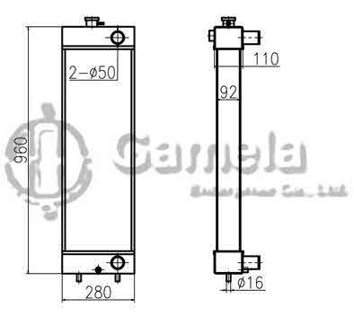 B500277 - Radiator-for-E312D-OLD