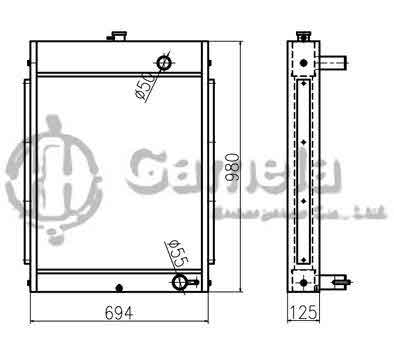 B500298 - Radiator-for-R200-3-Cummins