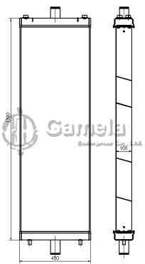 B500308 - Radiator-for-PC800-8R-PC850-8-OEM-209-03-41210