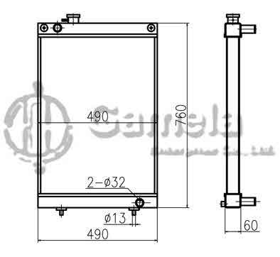 B500311 - Radiator-for-DH55