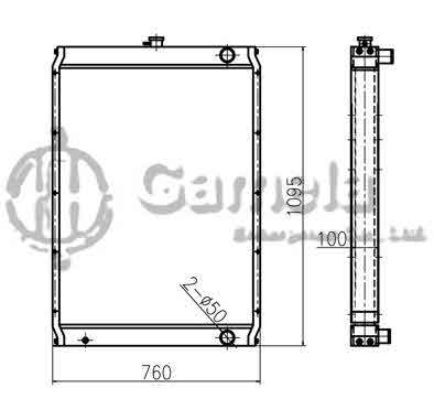 B500317 - Radiator-for-E322C-E325C-OEM-204-0884